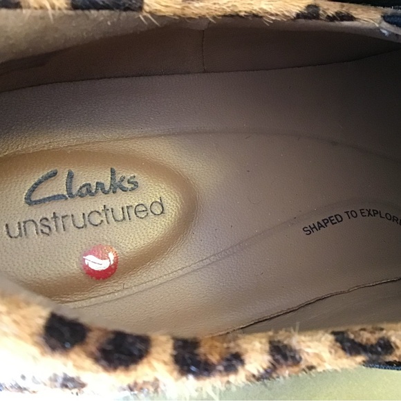 Clarks Leopard and Black Women's Sneakers - Picture 5 of 7
